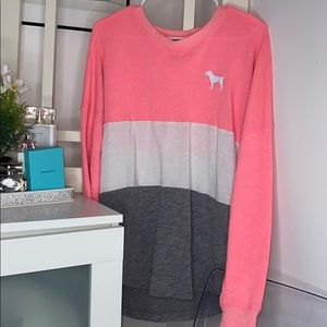 Pink®️ Long sleeve mulit-color shirt